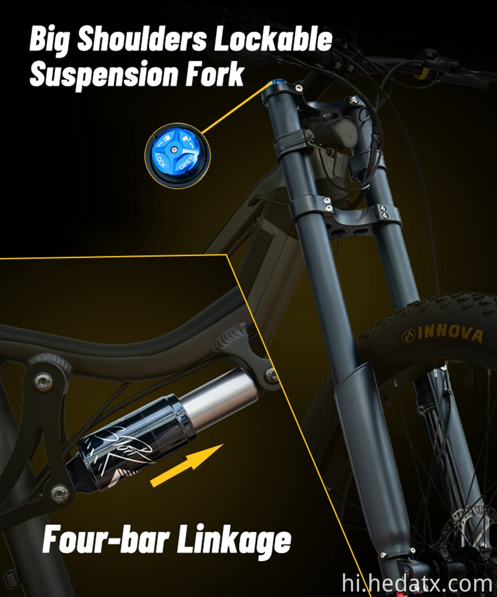 Electric Fat Tire Bike With Battery